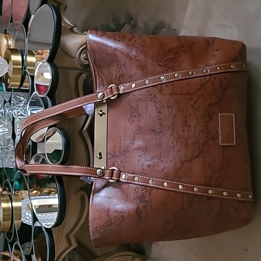 Patricia Nash Leather Tote- Benvenuto, Riot Rust